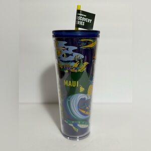 Starbucks Discovery Series Maui Hawaii Cold Cup Tumbler 24oz